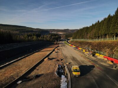 Début des travaux au circuit de Spa-Francorchamps !