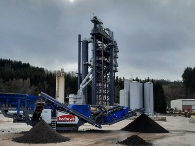 Campagne de concassage de plaques d’enrobés